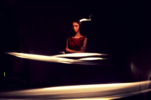 Photo red dress